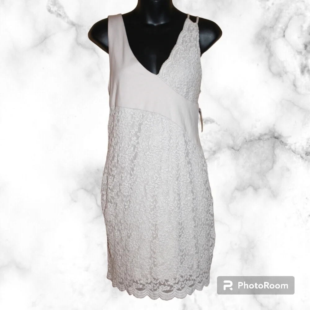 Free People Lower Eastside Lace Mini Dress